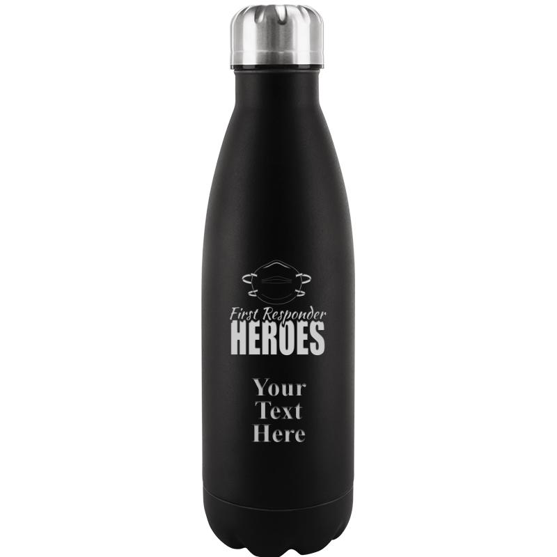 BLACK WATER BOTTLE 17 OZ