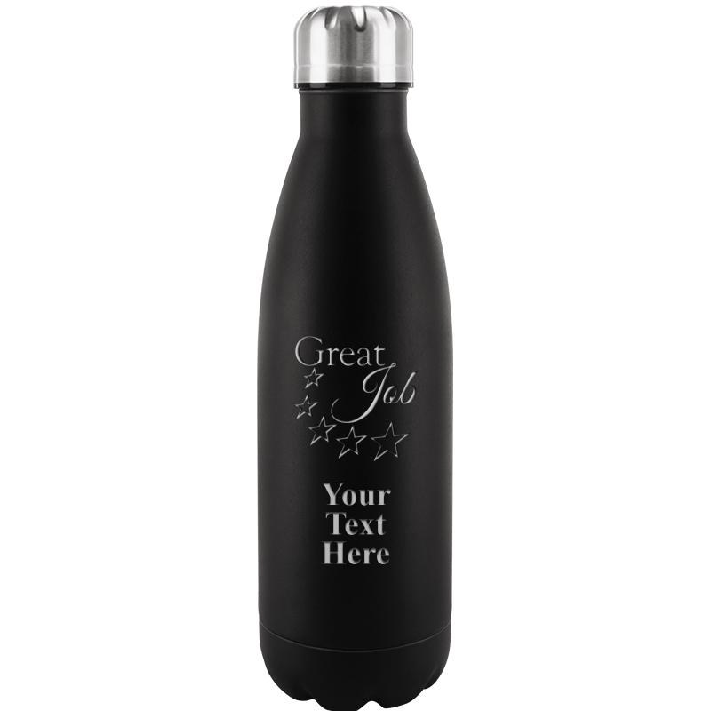 BLACK WATER BOTTLE 17 OZ