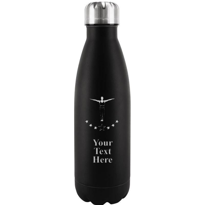 BLACK WATER BOTTLE 17 OZ