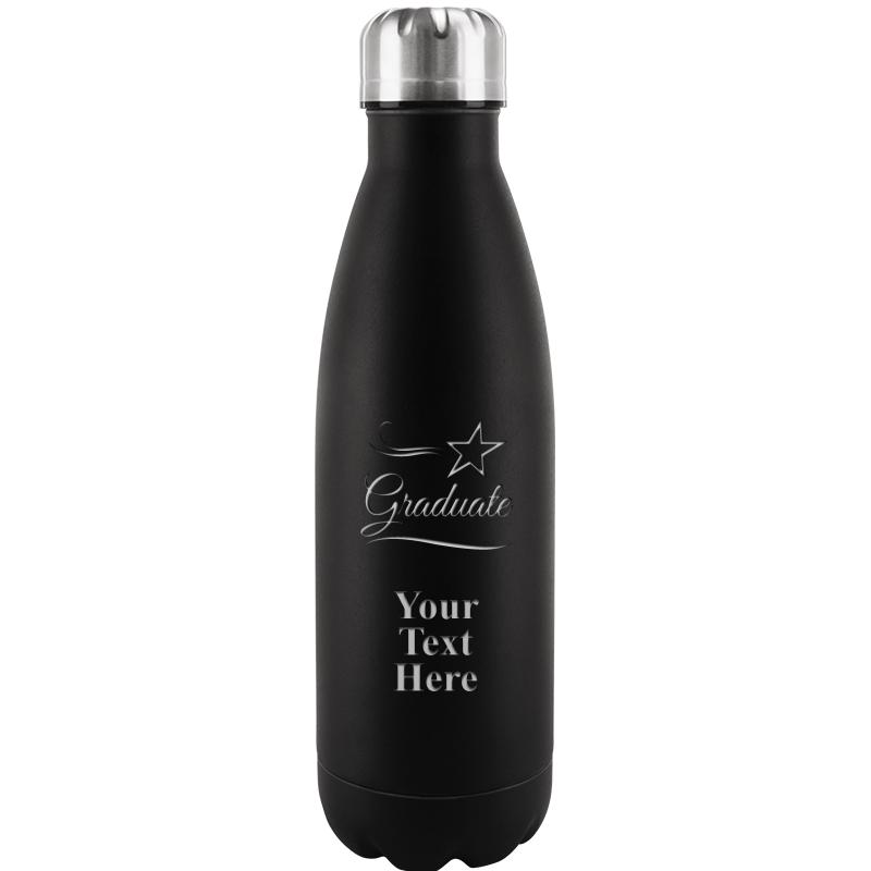 BLACK WATER BOTTLE 17 OZ