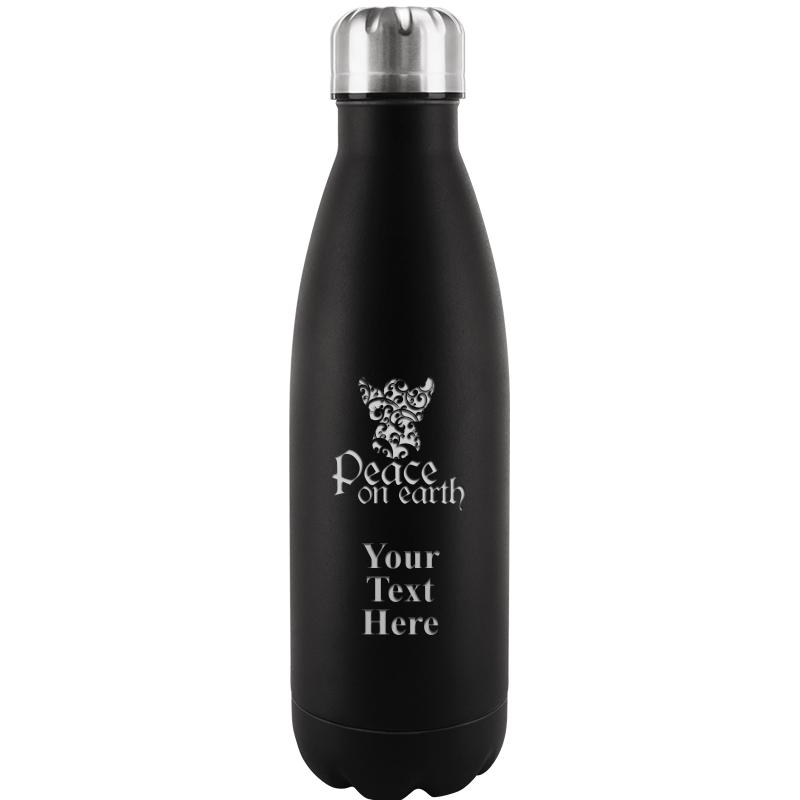 BLACK WATER BOTTLE 17 OZ