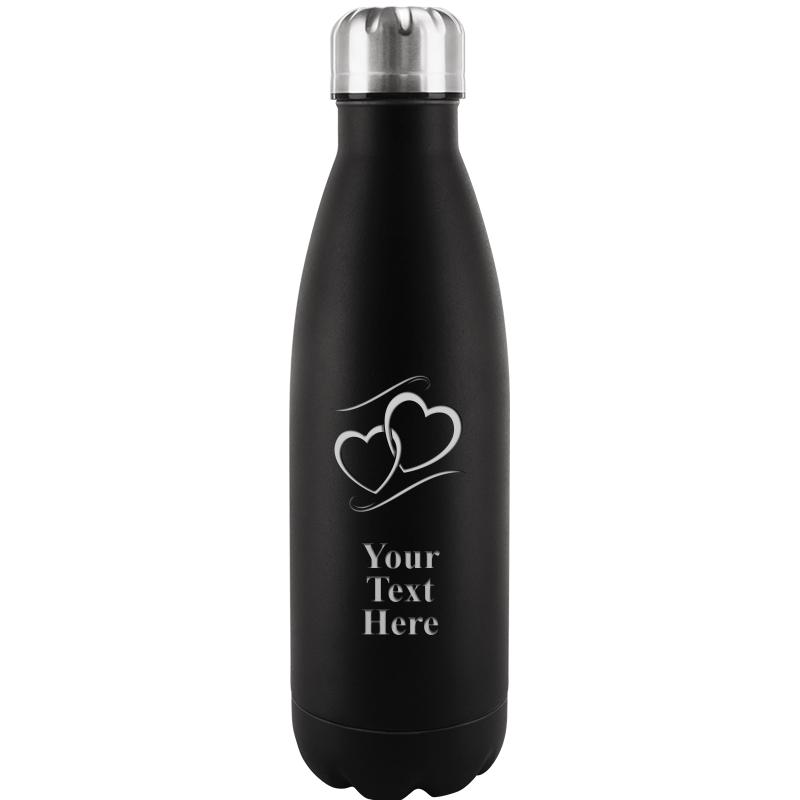 BLACK WATER BOTTLE 17 OZ