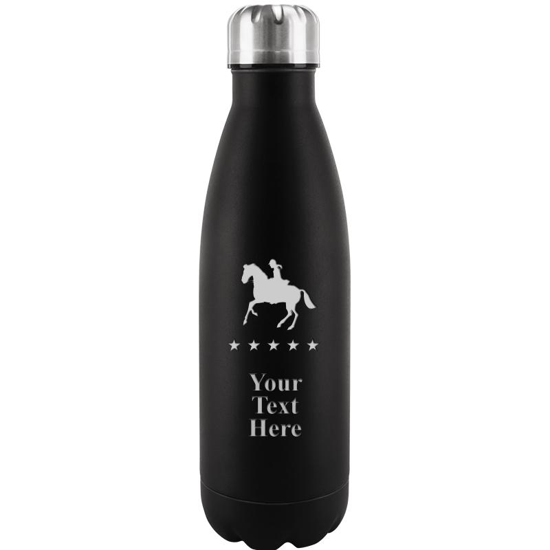 BLACK WATER BOTTLE 17 OZ