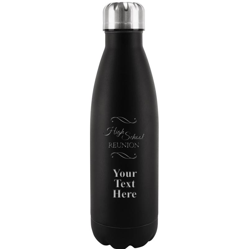 BLACK WATER BOTTLE 17 OZ