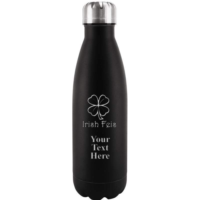 BLACK WATER BOTTLE 17 OZ