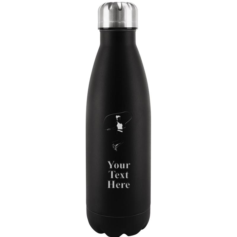 BLACK WATER BOTTLE 17 OZ