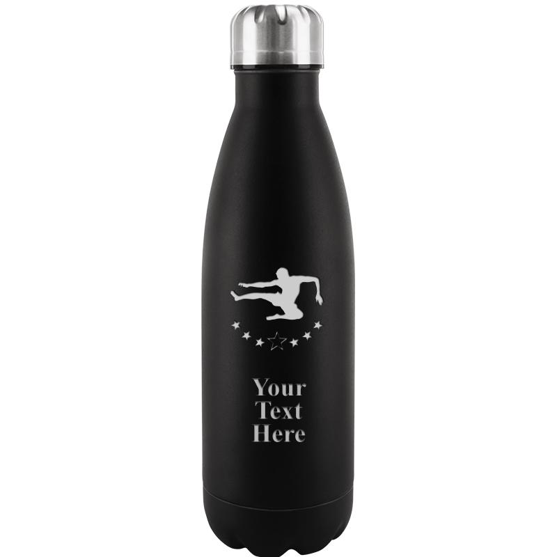 BLACK WATER BOTTLE 17 OZ