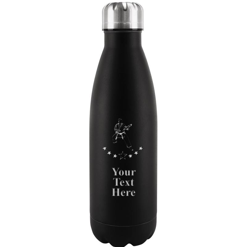 BLACK WATER BOTTLE 17 OZ
