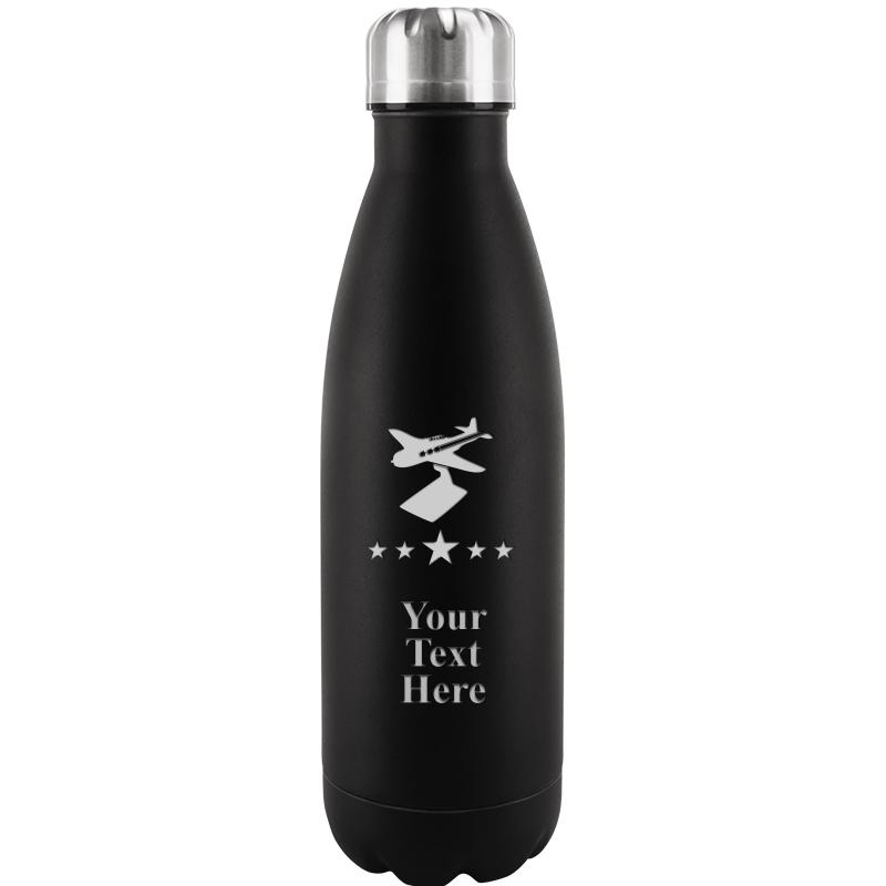 BLACK WATER BOTTLE 17 OZ