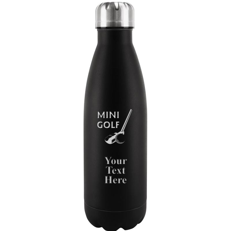BLACK WATER BOTTLE 17 OZ