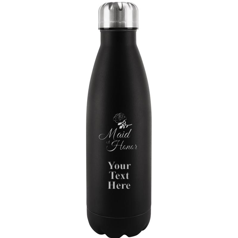 BLACK WATER BOTTLE 17 OZ