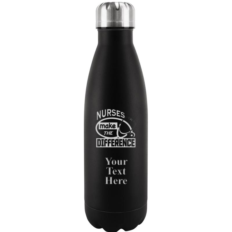 BLACK WATER BOTTLE 17 OZ