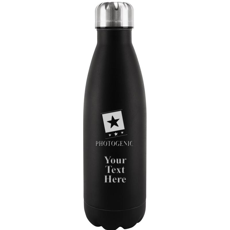 BLACK WATER BOTTLE 17 OZ