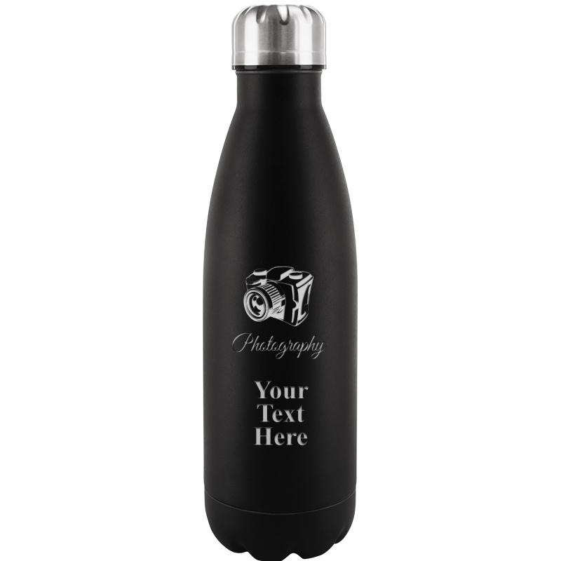 BLACK WATER BOTTLE 17 OZ