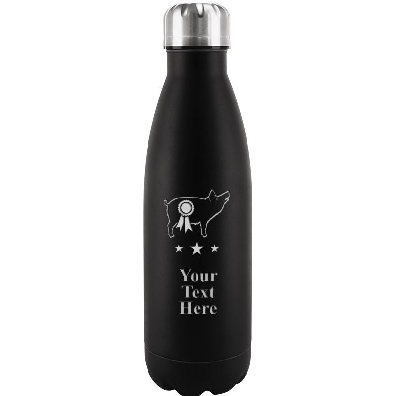 BLACK WATER BOTTLE 17 OZ