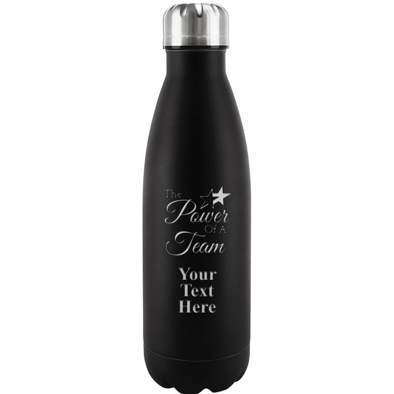 BLACK WATER BOTTLE 17 OZ