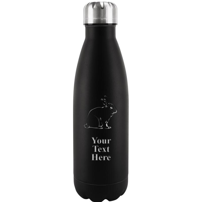 BLACK WATER BOTTLE 17 OZ