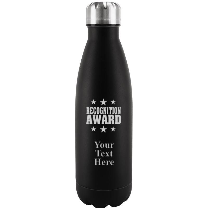 BLACK WATER BOTTLE 17 OZ