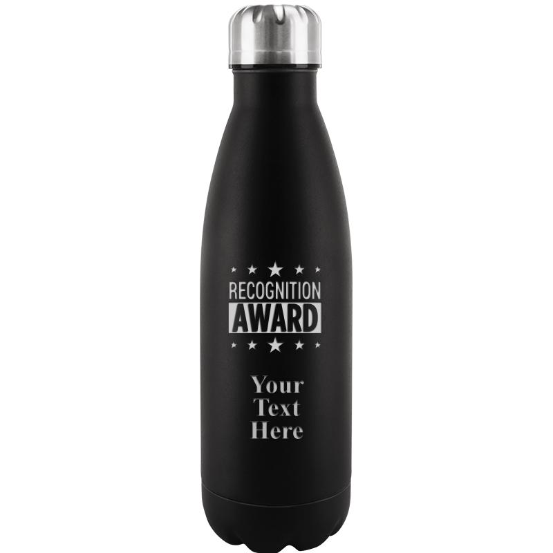 BLACK WATER BOTTLE 17 OZ