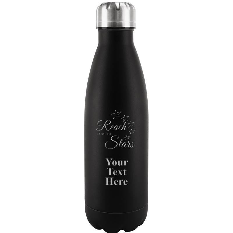 BLACK WATER BOTTLE 17 OZ