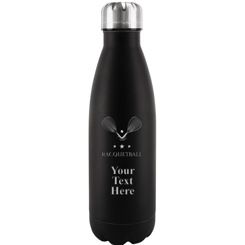 BLACK WATER BOTTLE 17 OZ