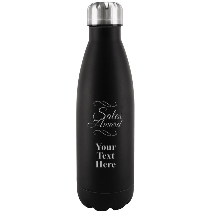 BLACK WATER BOTTLE 17 OZ