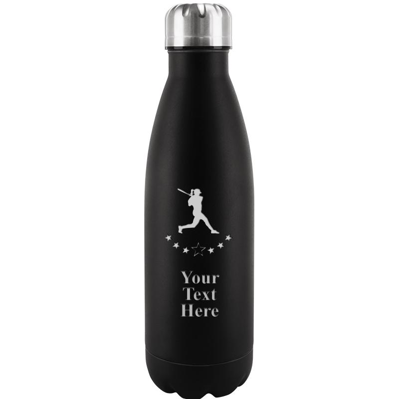 BLACK WATER BOTTLE 17 OZ