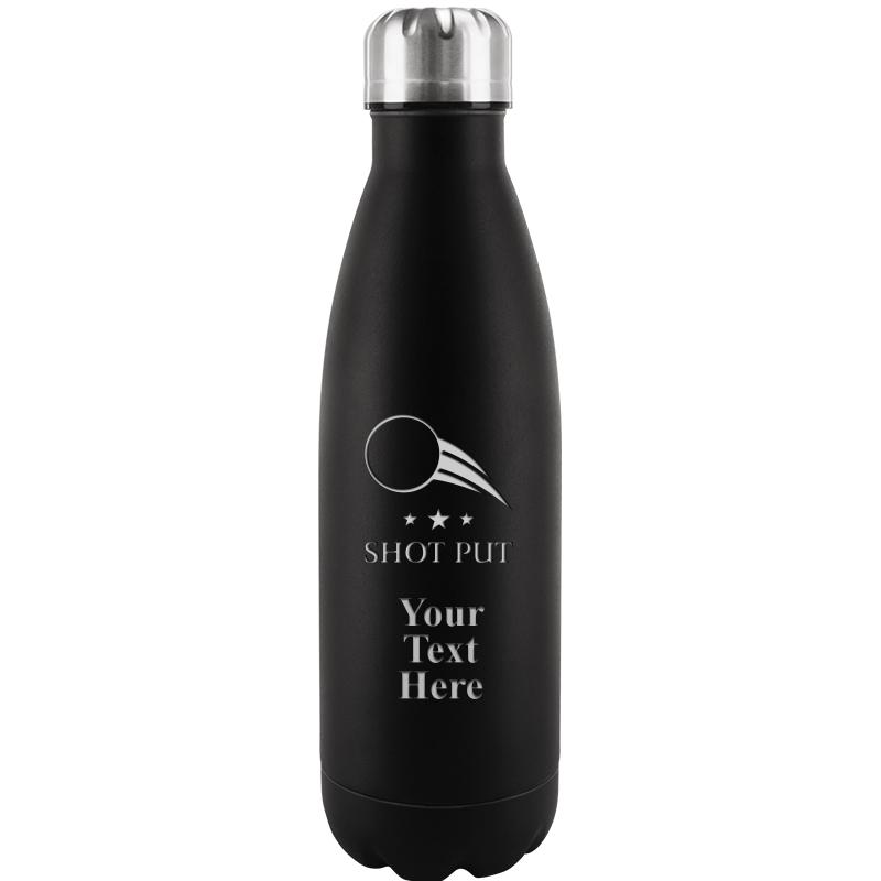 BLACK WATER BOTTLE 17 OZ