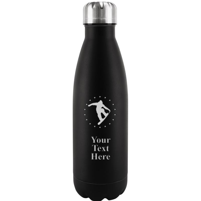 BLACK WATER BOTTLE 17 OZ