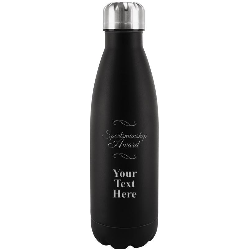 BLACK WATER BOTTLE 17 OZ