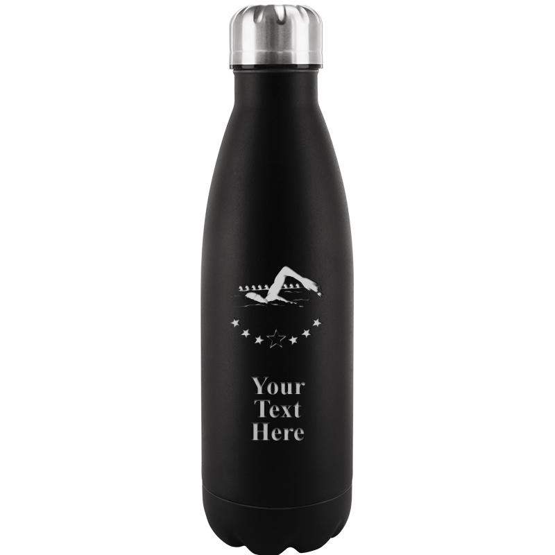 BLACK WATER BOTTLE 17 OZ