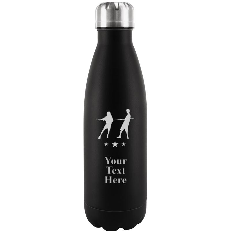 BLACK WATER BOTTLE 17 OZ