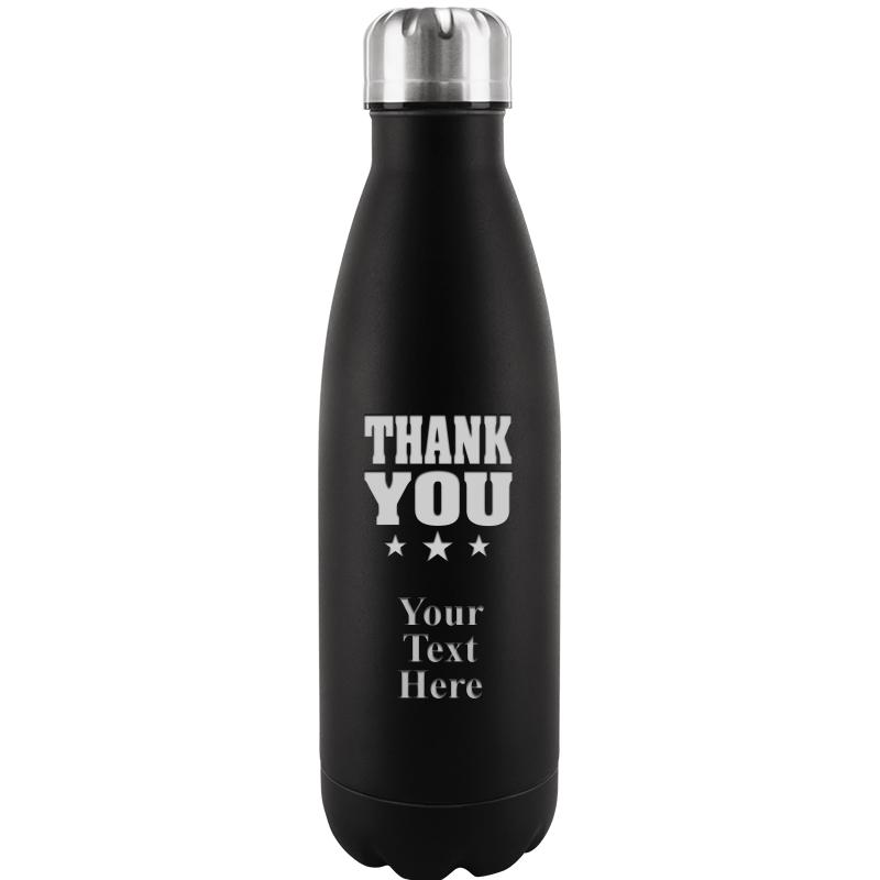 BLACK WATER BOTTLE 17 OZ