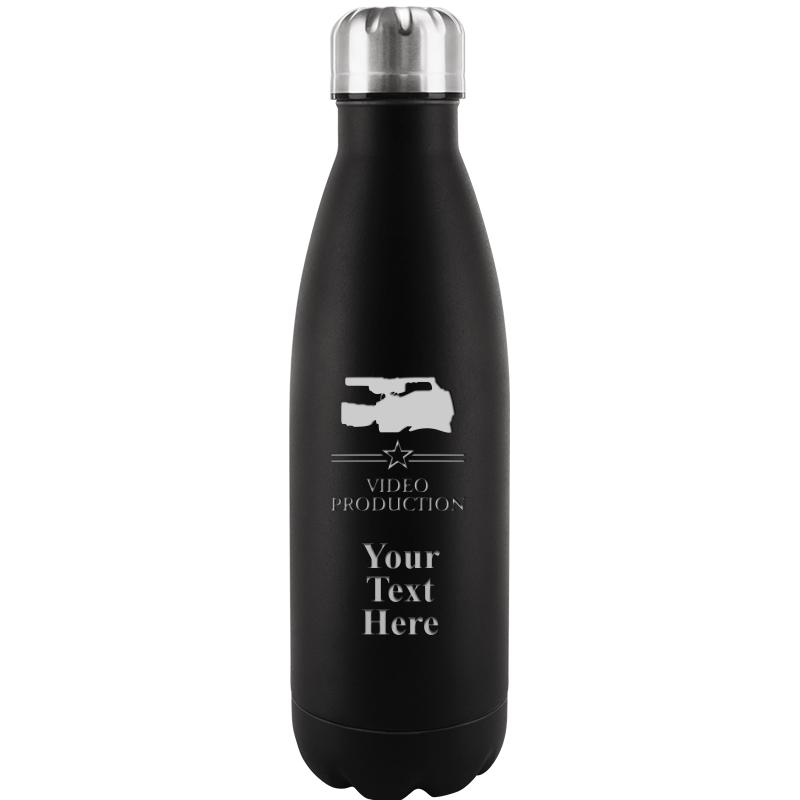 BLACK WATER BOTTLE 17 OZ