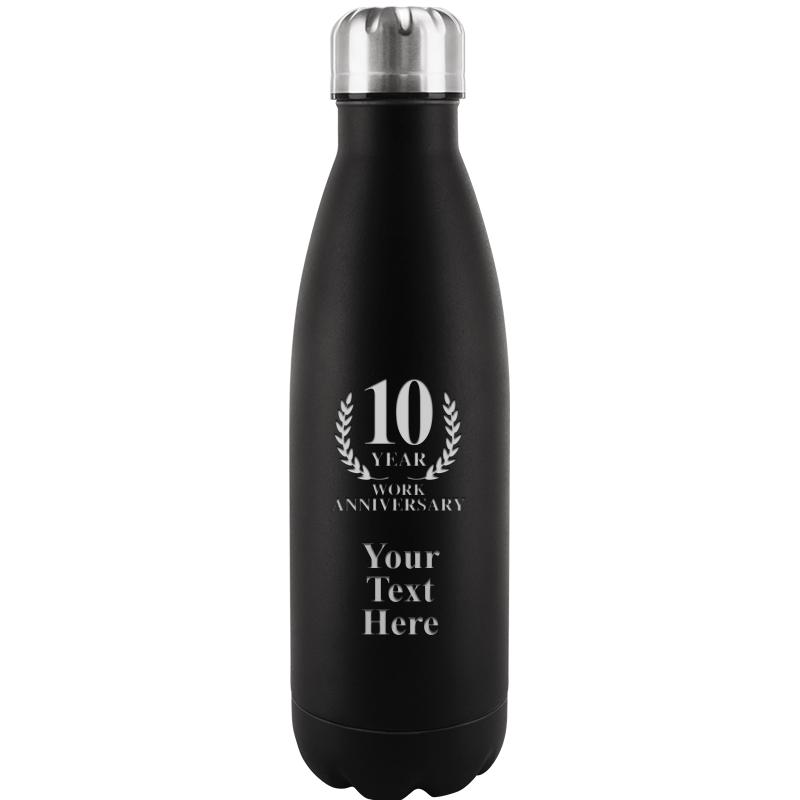 BLACK WATER BOTTLE 17 OZ