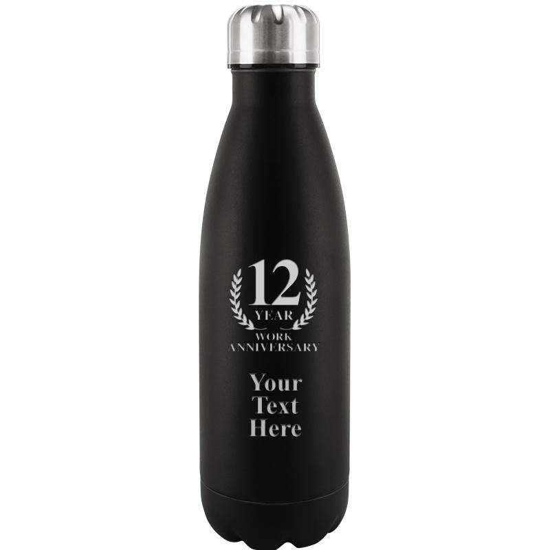 BLACK WATER BOTTLE 17 OZ