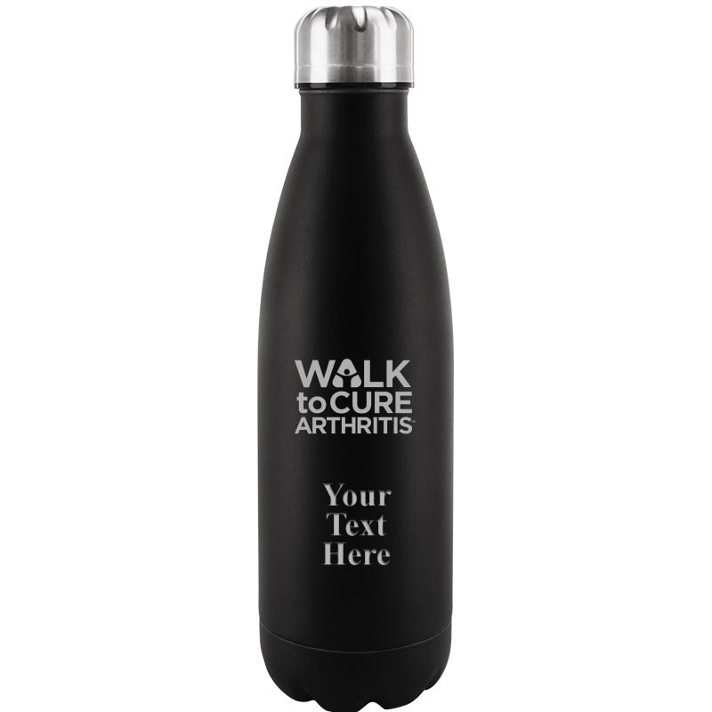 BLACK WATER BOTTLE 17 OZ