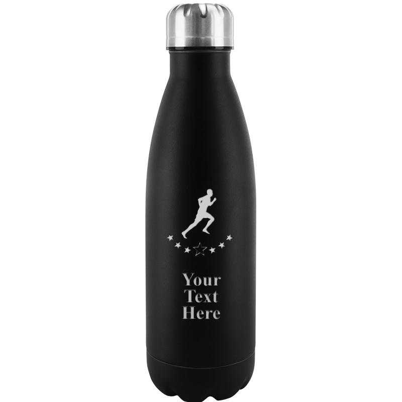 BLACK WATER BOTTLE 17 OZ
