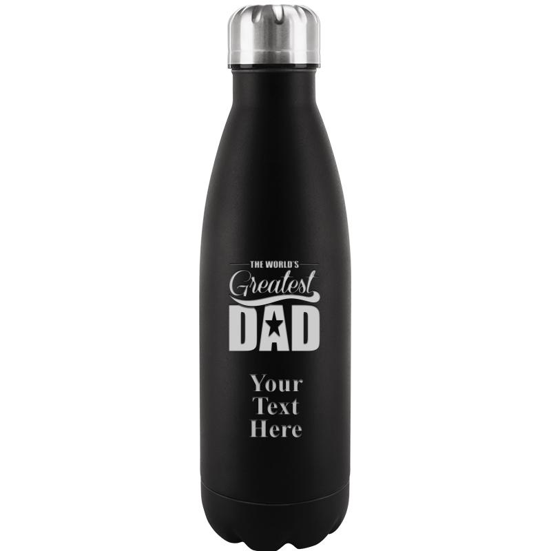 BLACK WATER BOTTLE 17 OZ