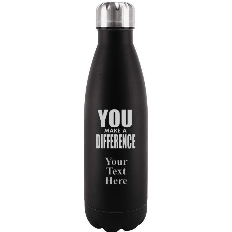 BLACK WATER BOTTLE 17 OZ