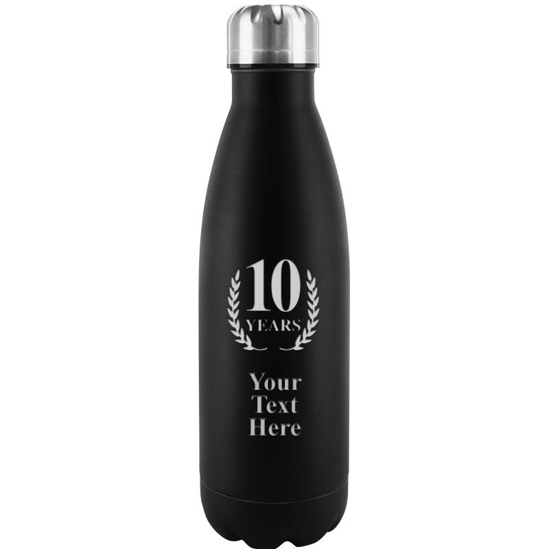 BLACK WATER BOTTLE 17 OZ