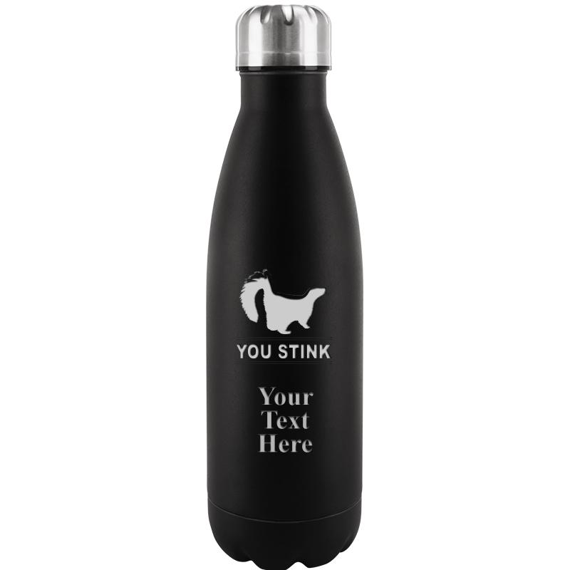 BLACK WATER BOTTLE 17 OZ