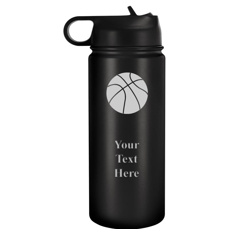 WATER BOTTLE 20OZ BLACK