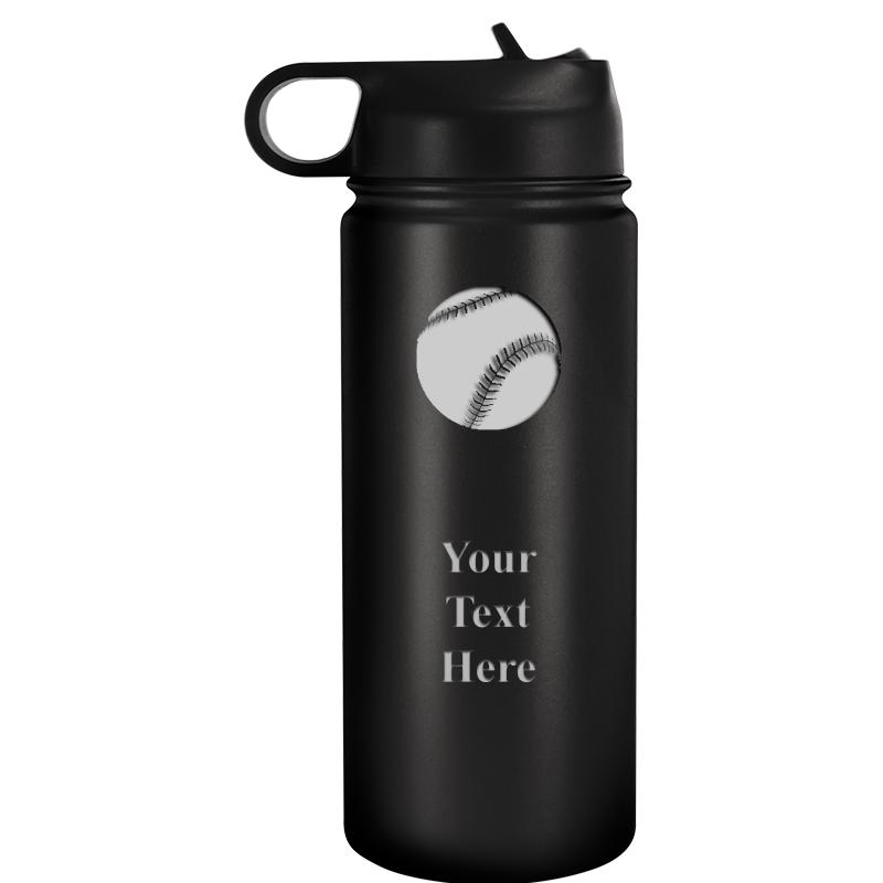 WATER BOTTLE 20OZ BLACK