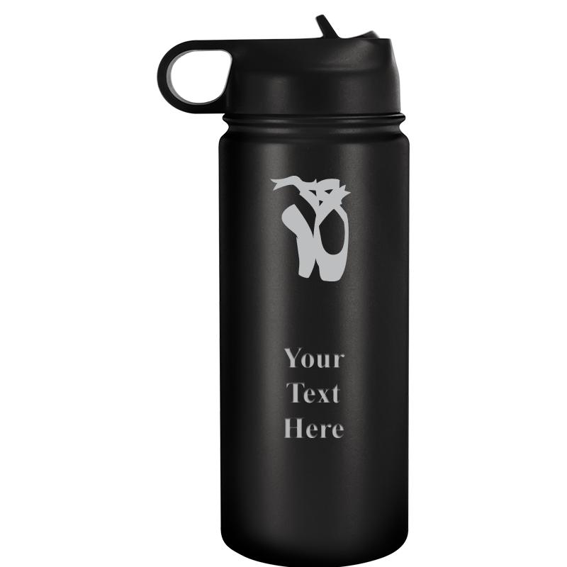 WATER BOTTLE 20OZ BLACK