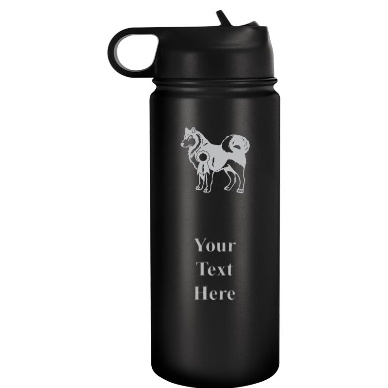 WATER BOTTLE 20OZ BLACK