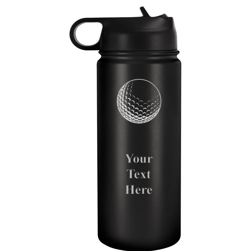 WATER BOTTLE 20OZ BLACK