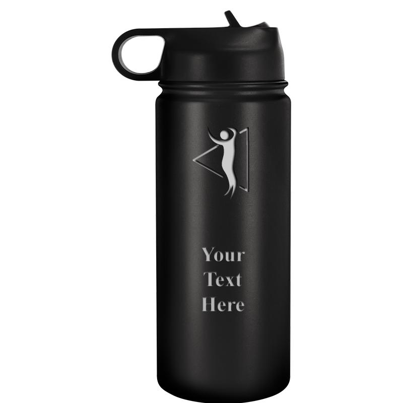 WATER BOTTLE 20OZ BLACK