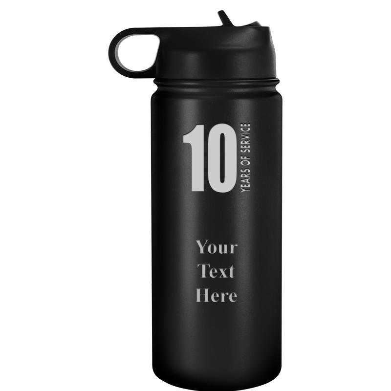 WATER BOTTLE 20OZ BLACK