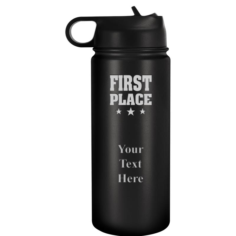 WATER BOTTLE 20OZ BLACK